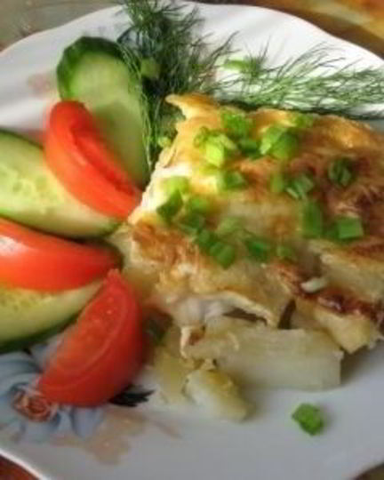 Рецепт запеканки с рыбой