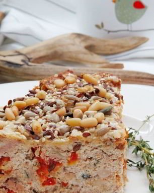 Запеканка с тунцом, сыром и каперсами