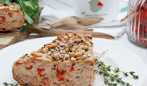 запеканка с тунцом, сыром и каперсами