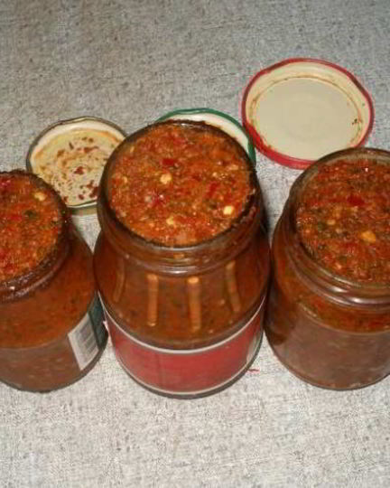 Рецепт аджики без варки