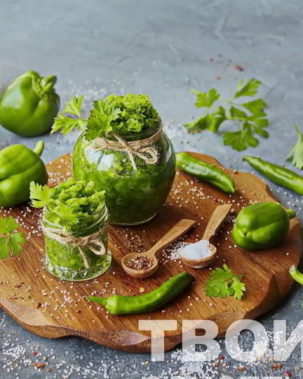 Рецепт аджики из зеленого перца