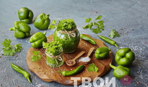 аджика из зеленого перца