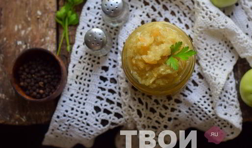 аджика из зеленых помидор