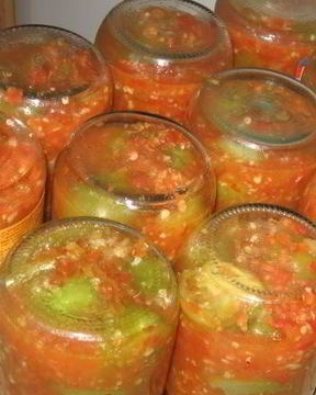 Аджика из зеленых помидоров сырая