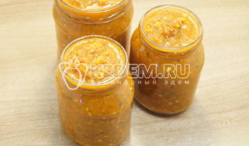 аджика на зиму с яблоками