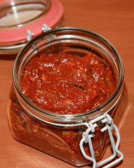 Рецепт аджики острой