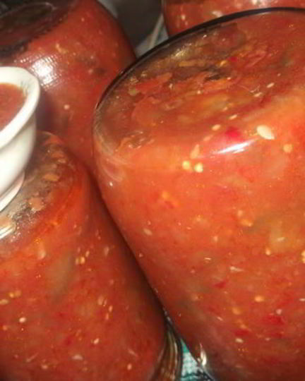 Рецепт баклажана в аджике на зиму