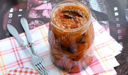 баклажаны в аджике на зиму