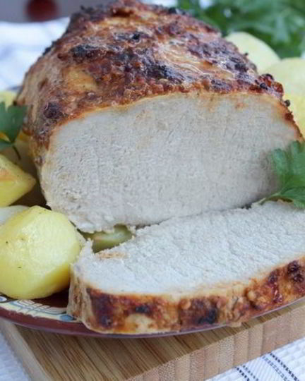 Рецепт карбонада варено-печеный в аджике