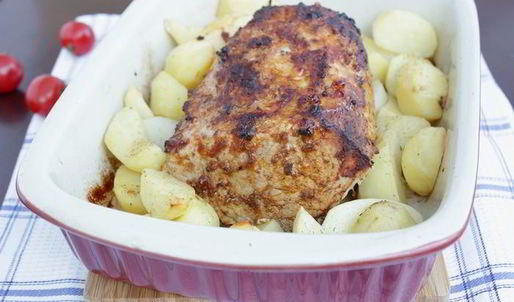 карбонад варено-печеный в аджике