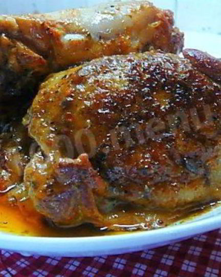 Рецепт курицы в аджике с белым вином