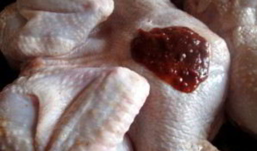 курица в духовке с аджикой