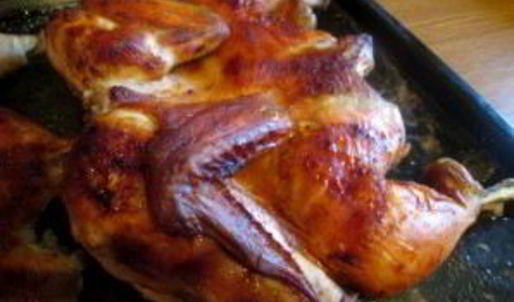 курица в духовке с аджикой