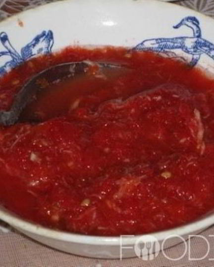 Рецепт сырой аджики