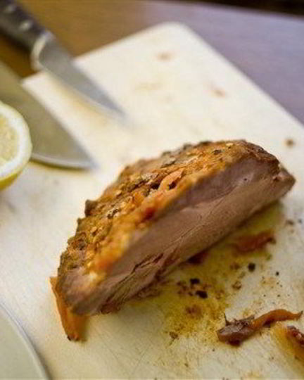 Рецепт запеченной свинины в аджике