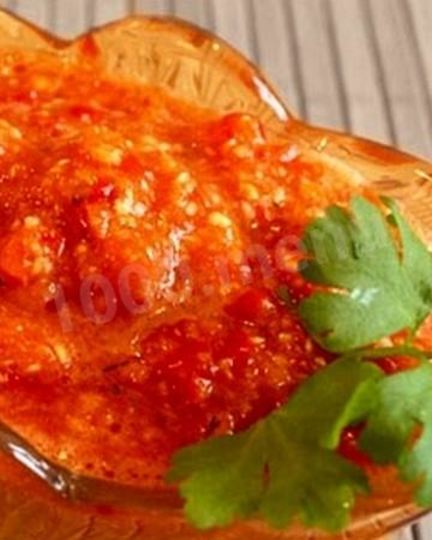 Рецепт зеленых помидоров в аджике