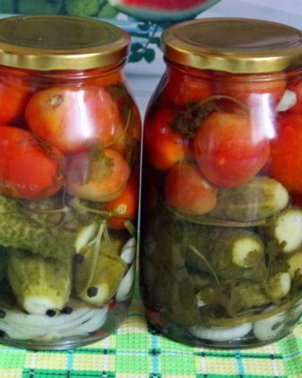 Рецепт ассорти из овощей на зиму