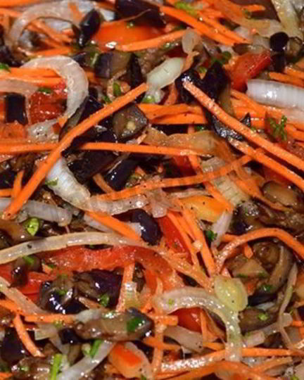 Рецепт баклажанов по-корейски без стерилизации