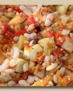 Баклажаны с фасолью