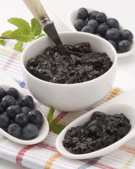 Рецепт быстрого черничного джема