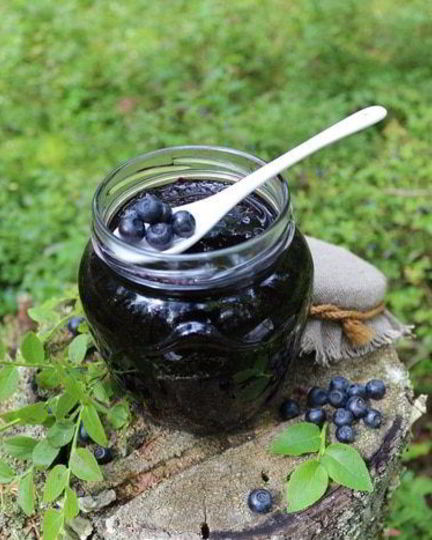 Рецепт черничного джема с черной смородиной