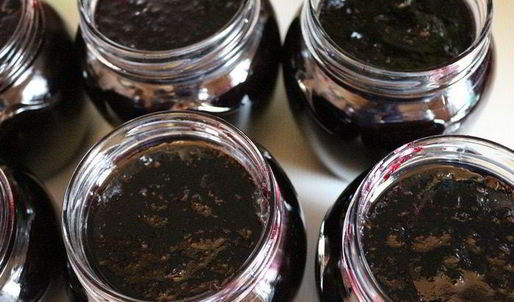 черничный джем с черной смородиной