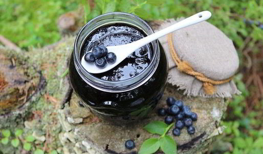 черничный джем с черной смородиной