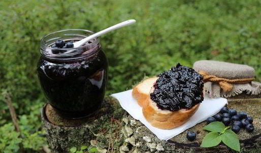 черничный джем с черной смородиной