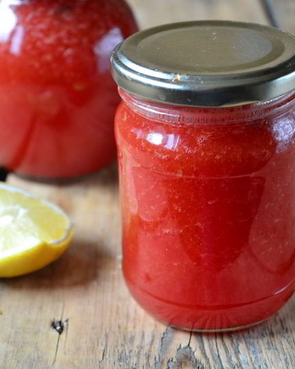 Рецепт джема из арбузной мякоти