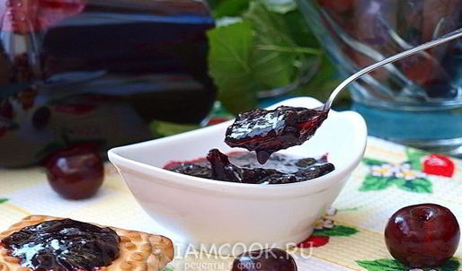 джем из вишни и шелковицы