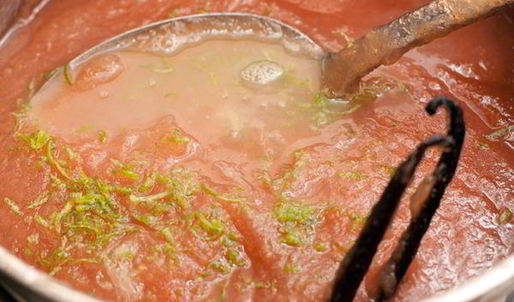 грушевый джем с ванилью