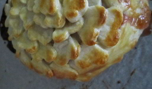 камамбер с клубничным джемом