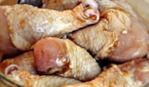 куриные голени в глазури из джема