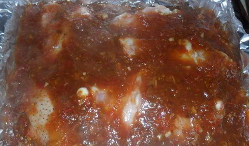 курица в соусе с абрикосовым джемом