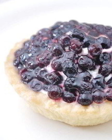 Рецепт лимонных корзиночек с черникой и смородиновым джемом