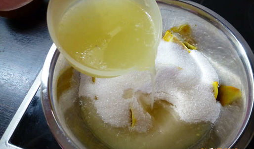 янтарный джем из апельсинов и лимонов