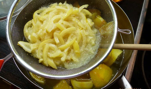 янтарный джем из апельсинов и лимонов