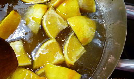 янтарный джем из апельсинов и лимонов