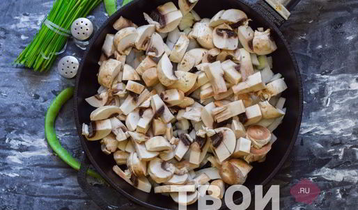 фасоль с грибами на зиму