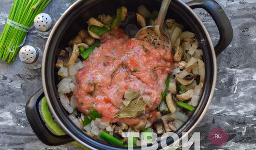 фасоль с грибами на зиму