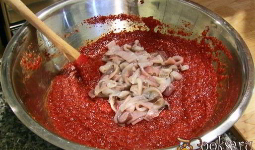 капуста кусочками по-корейски