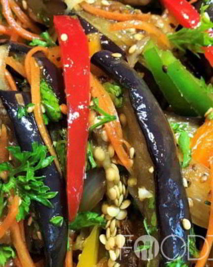 Рецепт хе из баклажанов
