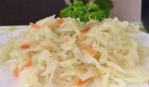 хрустящая квашеная капуста