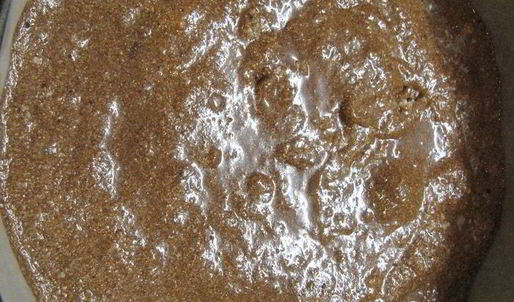 гречневый торт с брусничным компотом