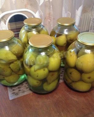 Грушевый компот из целых груш на зиму