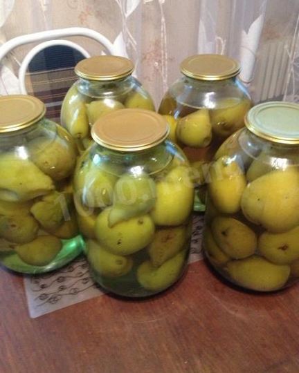 Рецепт грушевого компота из целых груш на зиму