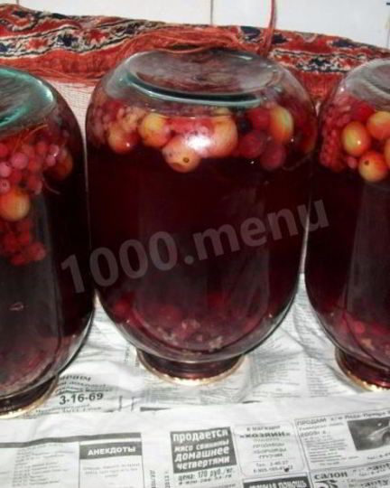 Рецепт компота ассорти без стерилизации