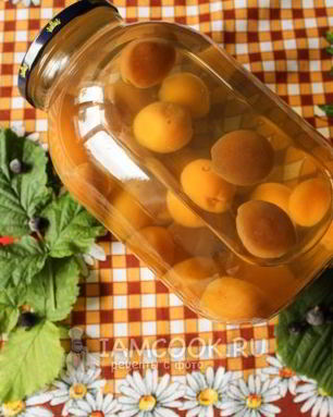 Компот из абрикосов на зиму