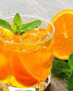 Компот из апельсинов с корицей