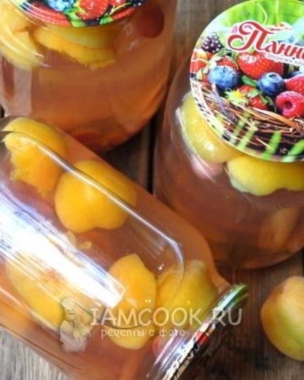 Рецепт компота иза черешен и абрикосы